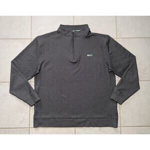 Black Clover Men's Large Sweatshirt 1/4 Zip Pullover Golf Performance Sweater
